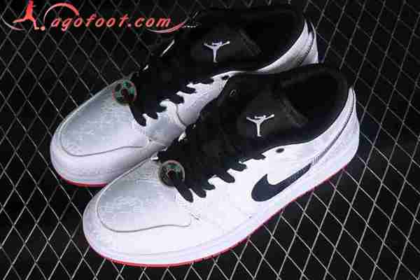 Nike Air Jordan 1 Low Blanc/Noir CU2804-100