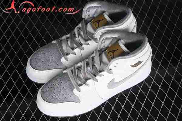 Nike Air Jordan 1 Mid Blanc/Noir/Rouge FB9899-100