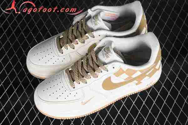 Nike Air Force 1'07 Low Blanc/Brun GZ5688-099