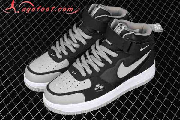 Nike Air Force 1'07 Mid Gris/Noir BQ6819-008