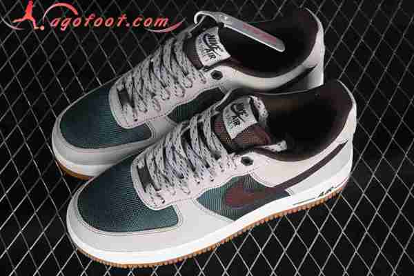 Nike Air Force 1'07 Low Gris/Vert/Brun FQ8823-236