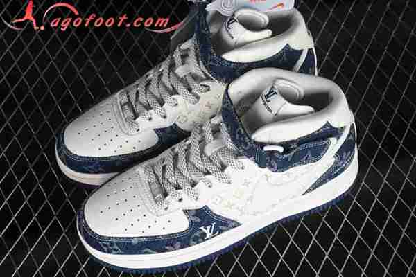 Nike Air Force 1'07 Mid Blanc/Bleu DQ7688-200