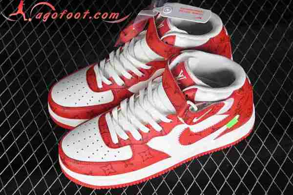 Nike Air Force 1'07 Mid Blanc/Rouge LL0222-001