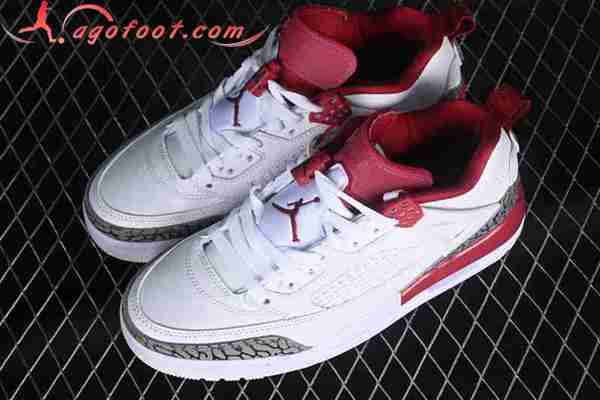 Nike Air Jordan 1 Low Blanc/Rouge FQ1579-126