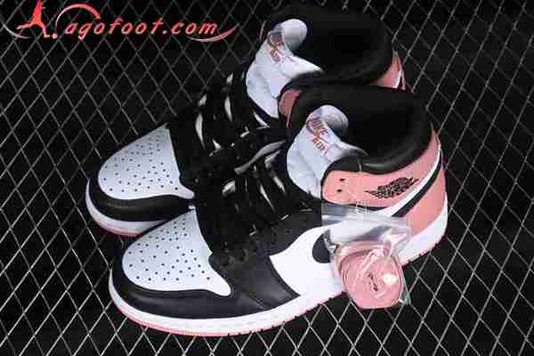 Nike Air Jordan 1 High Zoom CMFT Blanc/Noir/Rose 861428-101 -02