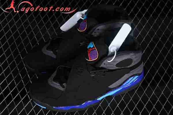 Nike Air Jordan 8 AJ8 Gris/Noir/Bleu 305381-025