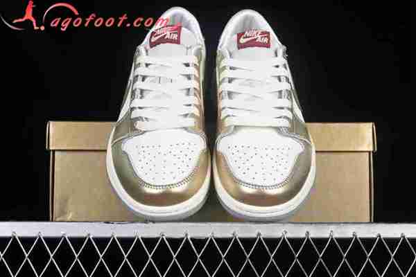 Nike Air Jordan 1 Low Blanc/Jaune/Vert FQ6593-100