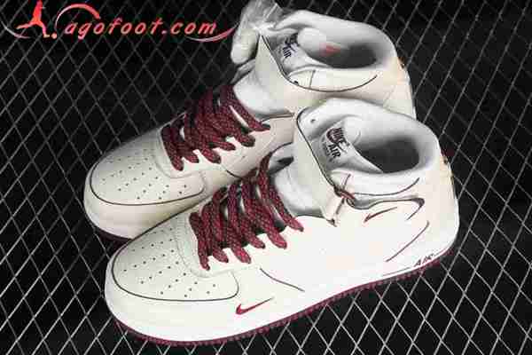 Nike Air Force 1'07 Mid Blanc/Rouge SG2356-803