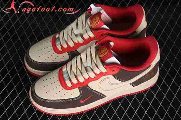 Nike Air Force 1'07 Low Jaune/Brun/Rouge LN6239-841