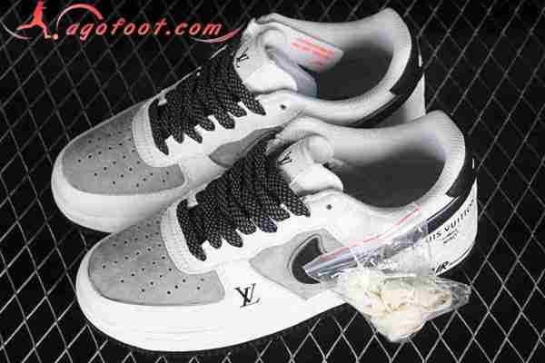 Nike Air Force 1'07 Low Blanc/Gris/Noir AV0383-251