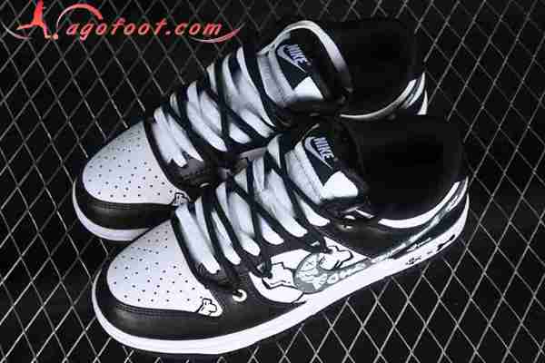 Nike SB Dunk Low Blanc/Noir DD1391-100-02