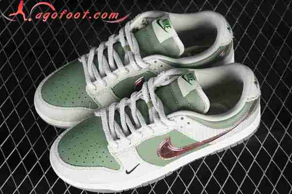 Nike SB Dunk Low Blanc/Vert/Rose FQ0269-001