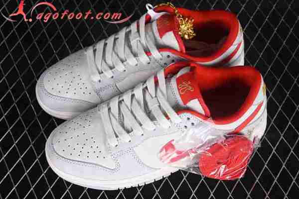 Nike SB Dunk Low Blanc/Gris/Rouge FC1688-178