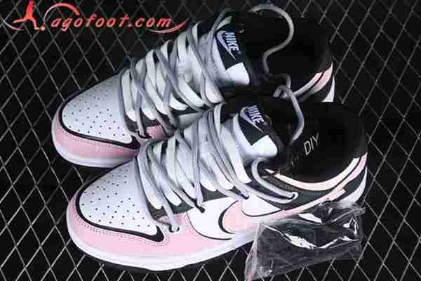 Nike SB Dunk Low Blanc/Noir/Rose CW1590-100-02