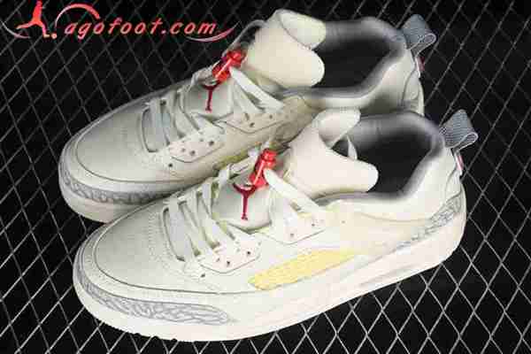 Nike Air Jordan 1 Low Beige/Gris/Jaune Q1579-100