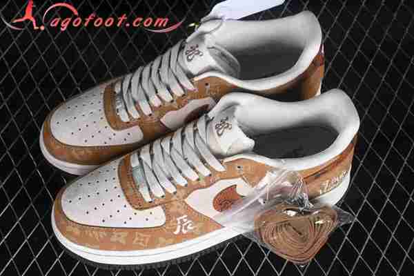 Nike Air Force 1'07 Low Blanc/Brun LX1988-006