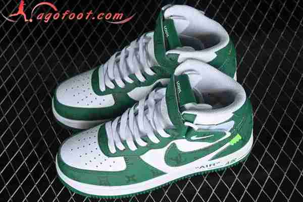 Nike Air Force 1'07 Mid Blanc/Vert CW2289-111 -02