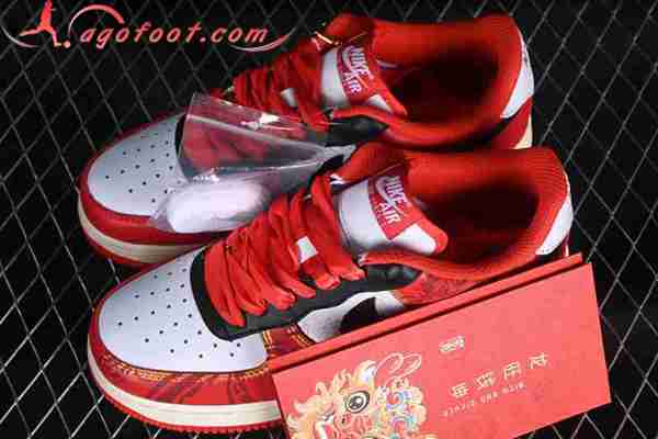 Nike Air Force 1'07 Low Blanc/Noir/Rouge FN7439-133-02