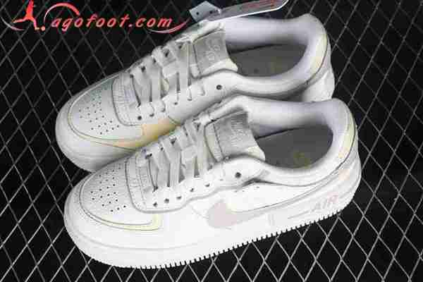 Nike Air Force 1 Shadow Blanc/Pourpre/Jaune DZ1847-104