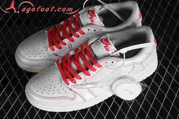 Nike Air Jordan 1 Low Blanc/Rouge 819171-001