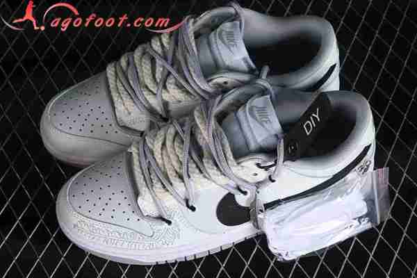 Nike SB Dunk Low Blanc/Gris/Noir DJ6188-001