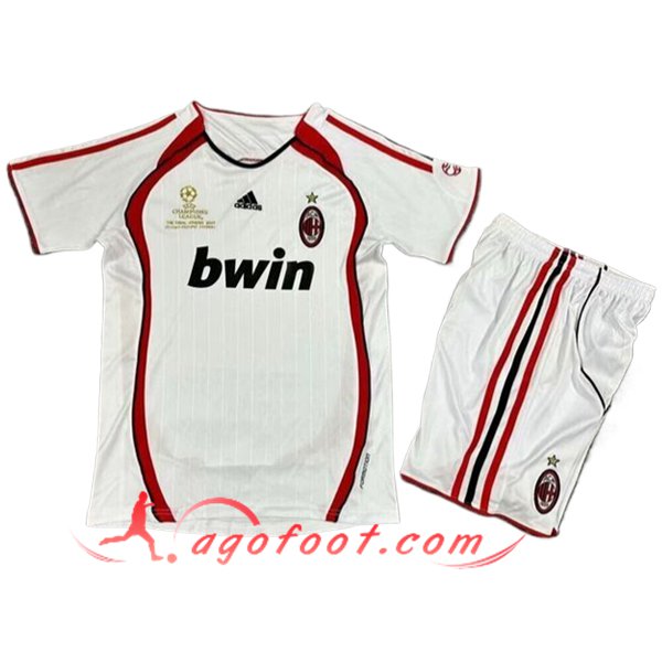 Maillot de Foot Milan AC Retro Enfant Exterieur 2006/2007