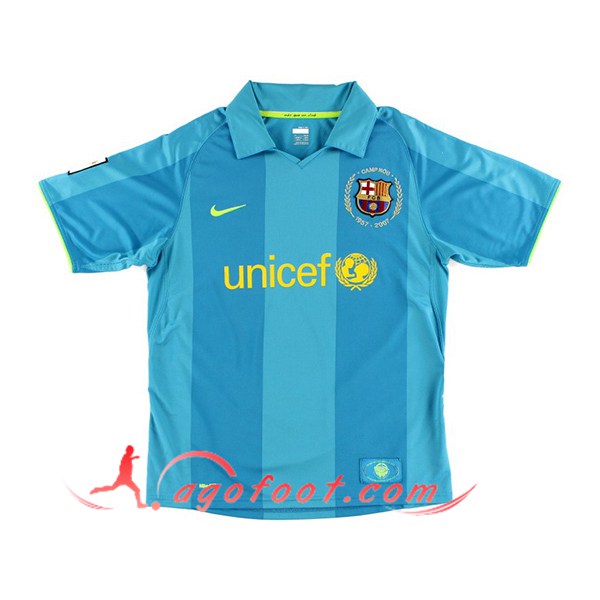 Maillot de Foot FC Barcelone Retro Enfant Exterieur 2007/2008