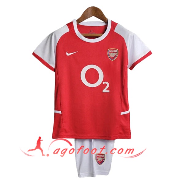 Maillot de Foot Arsenal Retro Enfant Domicile 2002/2004