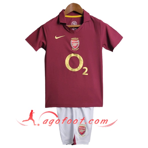 Maillot de Foot Arsenal Retro Enfant Domicile 2005/2006