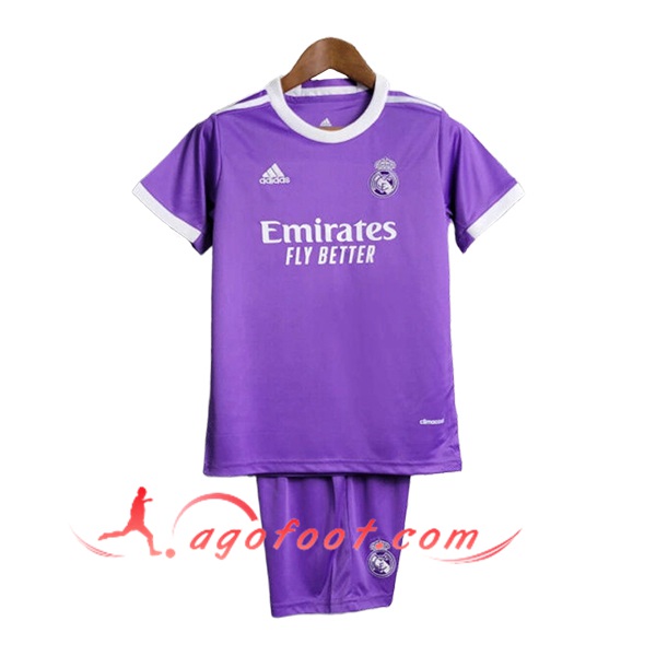 Maillot de Foot Real Madrid Retro Enfant Exterieur 2017/2018