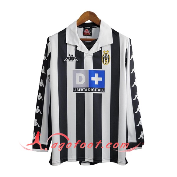 Maillot de Foot Juventus Retro Domicile Manches Longues 1999/2000