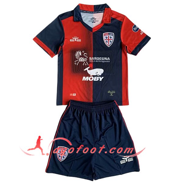 Maillot de Foot Cagliari Enfant Domicile 2023/2024