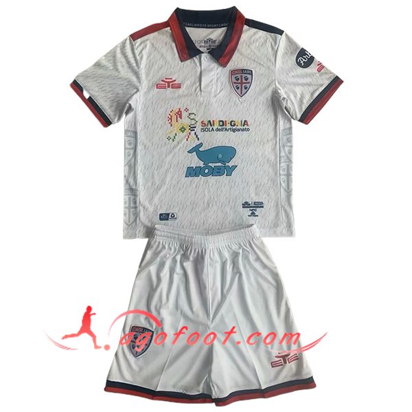 Maillot de Foot Cagliari Enfant Exterieur 2023/2024
