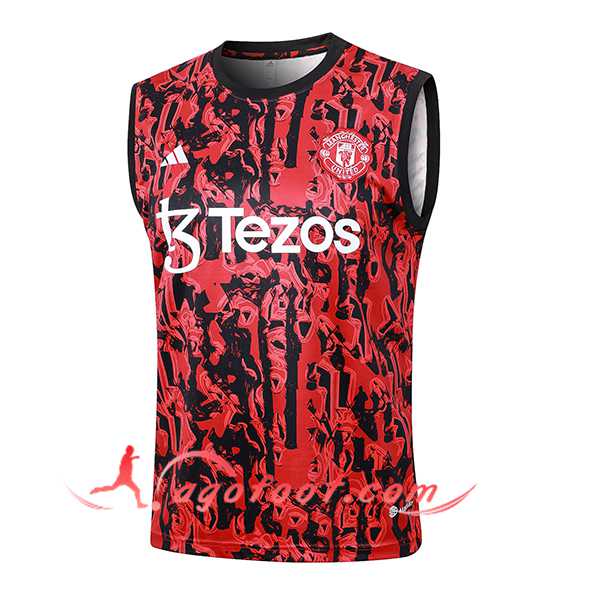 Training Debardeur Manchester United Rouge/Noir 2024/2025