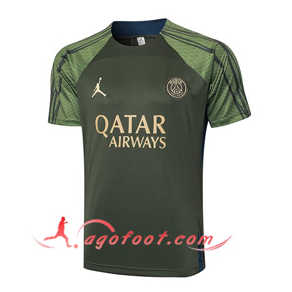 Training T-Shirts Jordan PSG Vert 2024/2025