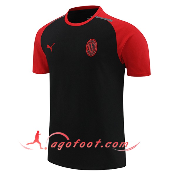 Training T-Shirts Milan AC Noir/Rouge 2024/2025