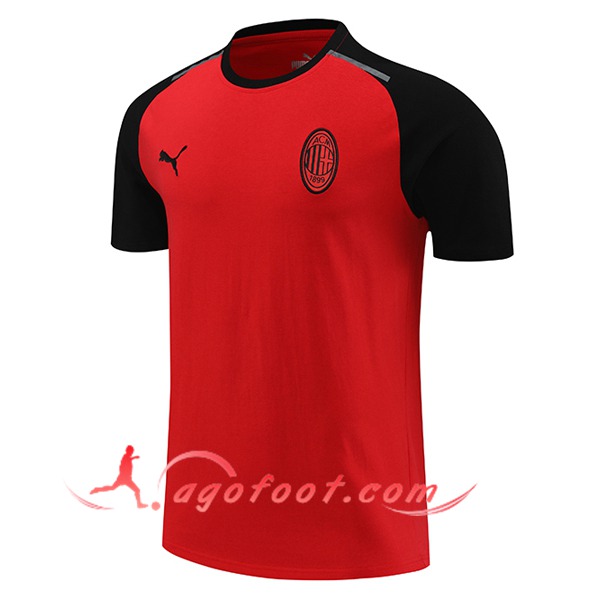 Training T-Shirts Milan AC Rouge/Noir 2024/2025