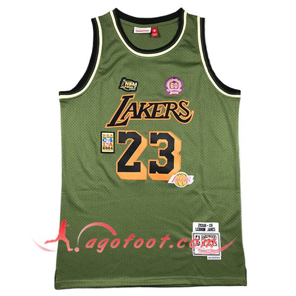 Maillot Los Angeles Lakers (JAMES #23) 2024/25 Vert -02
