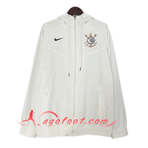 Coupe-Vent Corinthians Blanc 2024/2025