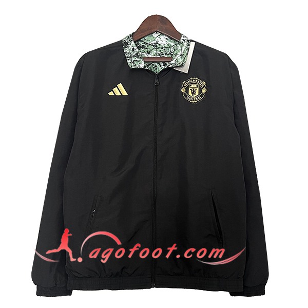 Coupe-Vent Manchester United Noir 2024/2025