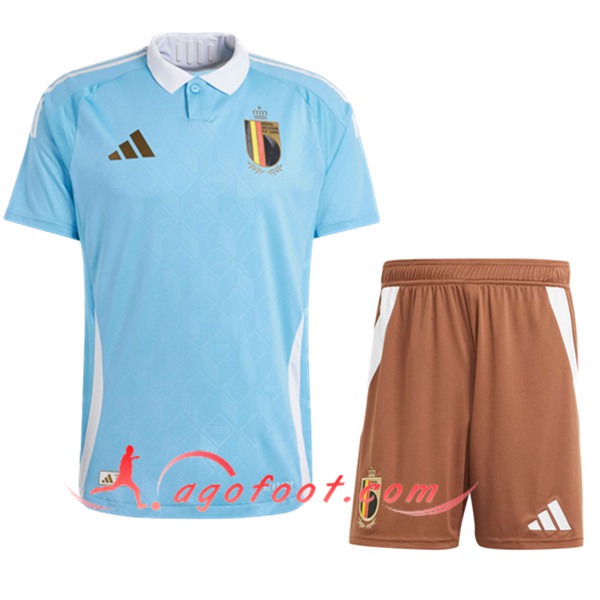 Maillot de Foot Belgique Enfant Exterieur UEFA Euro 2024