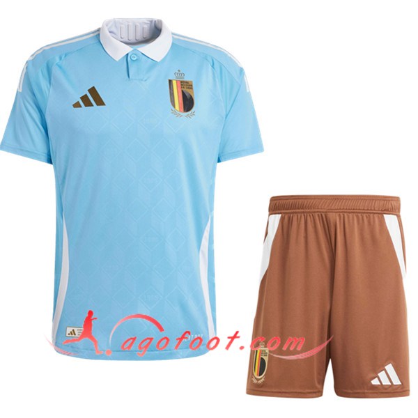 Ensemble Maillot Belgique Exterieur + Short UEFA Euro 2024
