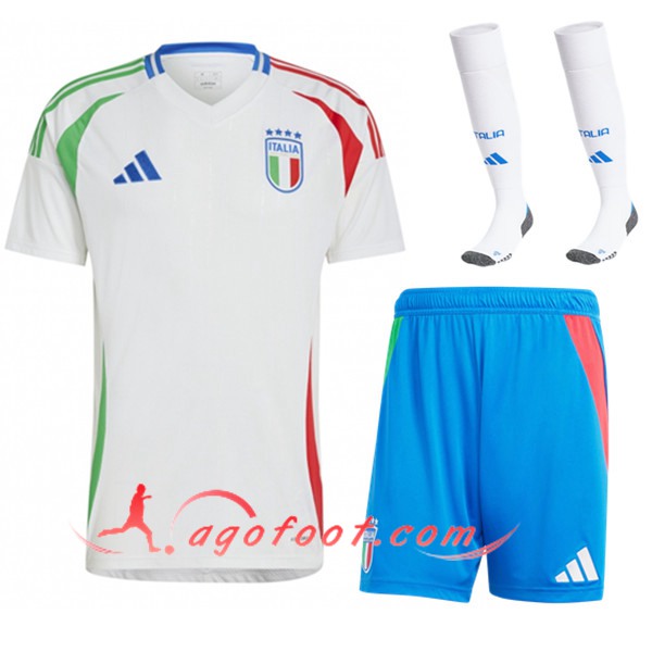 Ensemble Maillot Italie Exterieur (Short + Chaussettes) UEFA Euro 2024