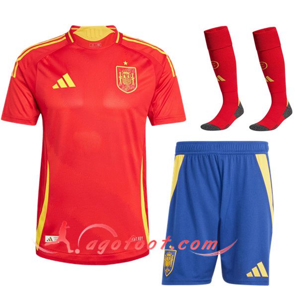 Ensemble Maillot Espagne Domicile (Short + Chaussettes) 2024/2025
