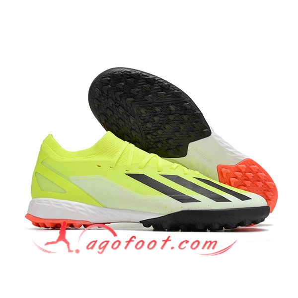 Adidas Chaussures de Foot X CRAZYFAST.3 TF BOOTS Vert/Noir