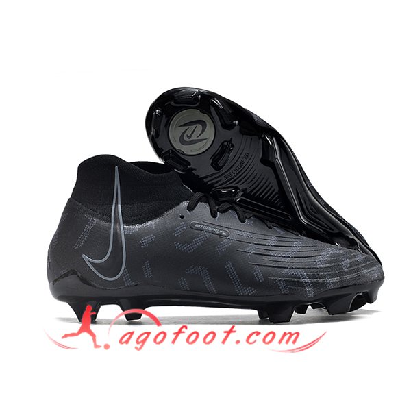 Nike Chaussures de Foot Phantom Luna Elite NU FG Noir -02