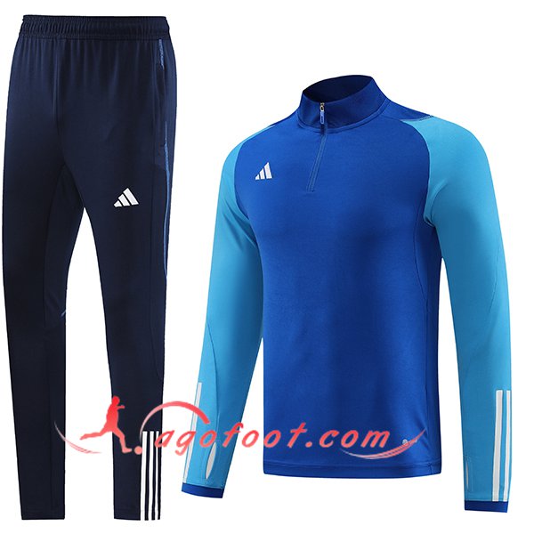 Ensemble Survetement de Foot Adidas Bleu 2024/2025