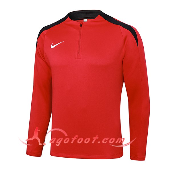 Sweatshirt Training Nike Rouge/Noir 2024/2025 -02