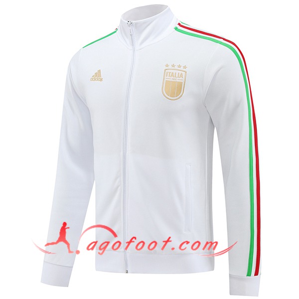 Veste Foot Italie Blanc 2024/2025