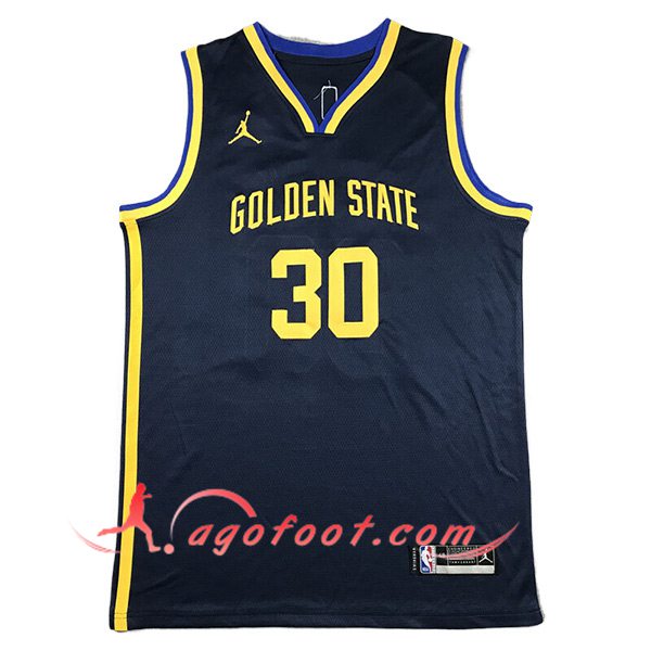 Maillot Golden State Warriors (CURRY #30) 2024/25 Bleu/Jaune